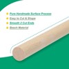 Unique Bargains Arts Crafts Garden Christmas Decoration Round Natural Wood Sticks 100 Pcs - 4 of 4