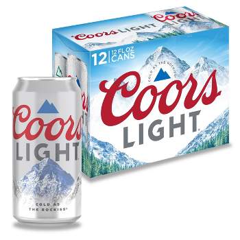 Coors Light Beer - 12pk/12 fl oz Cans