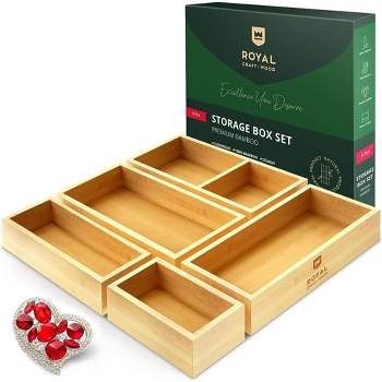 Royal Craft Wood Bamboo Cutting Board Set Of 3 : Target