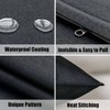 Outdoor Waterproof Pillow Covers, 2 - Pack, 18x18 inch Black for Patio, Tent, Couch - 3 of 4