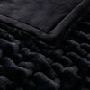 FIONECA Ruched Fur Throw 50x60" - 4 of 4