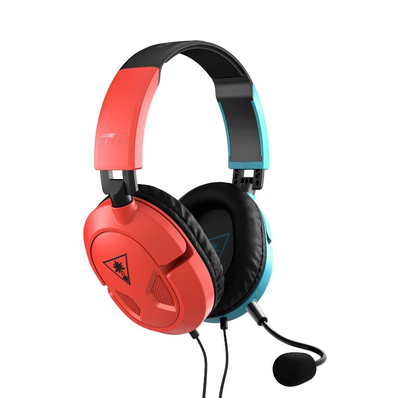 Turtle Beach Recon 50 Wired Gaming Headset for Nintendo Switch/Xbox Series X|S/Xbox One/ PlayStation 4/5 - Red/Blue, 4 of 6