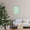 Stupell Industries Green Say It Ain't Snow Black Framed Giclee Art - 2 of 4