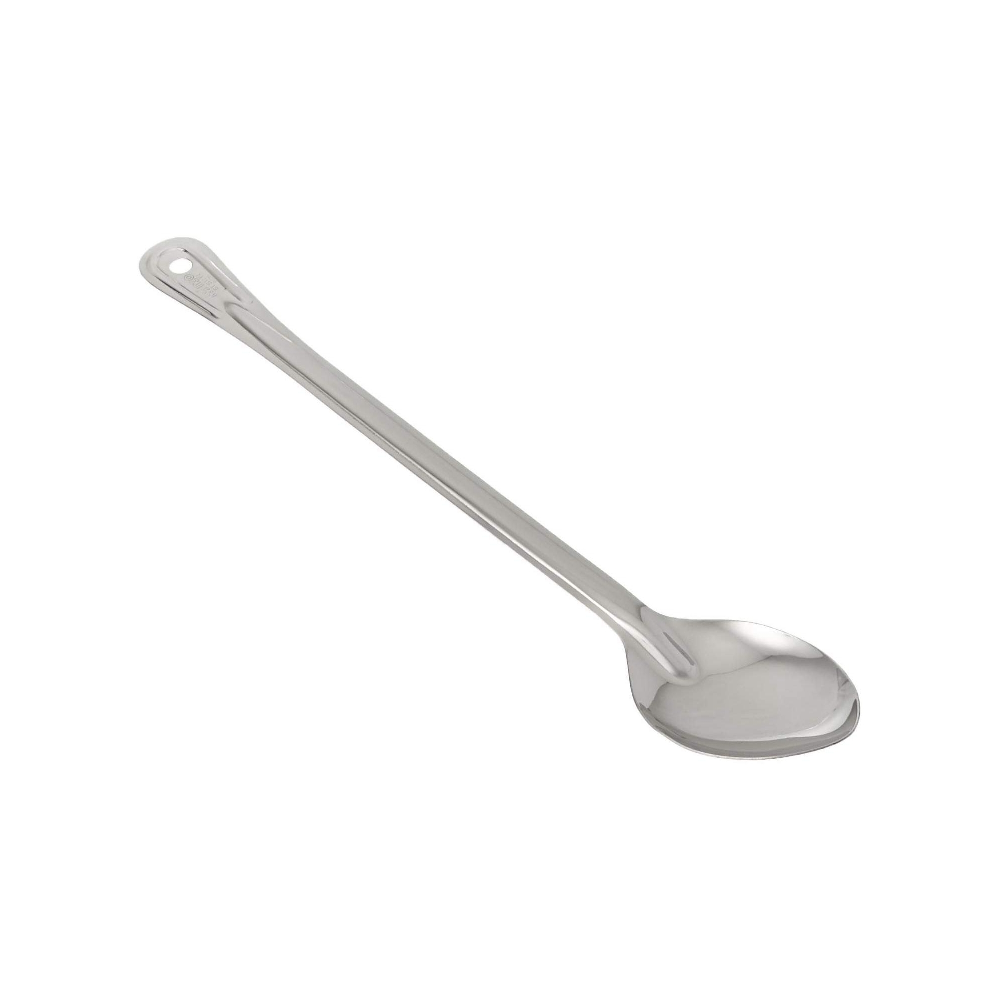 Winco BSOT-18 Solid Stainless Steel Basting Spoon, 18-Inch, Medium,