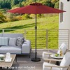 Tangkula Outdoor Patio Umbrella Modern Table Umbrella w/8 Heavy Duty Ribs Sun-proof - 2 of 4