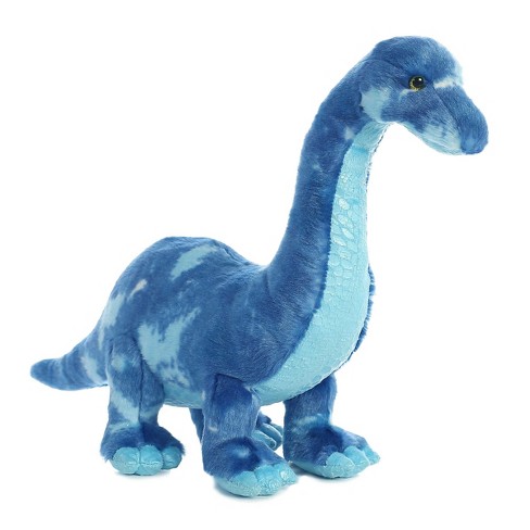 blue stuffed dinosaur