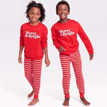Kids' Merry & Bright Matching Family Sweatshirt - Wondershop™ Red