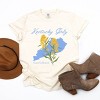 Simply Sage Market Kentucky Girly Flower Garment Dyed Tee - 3 of 4