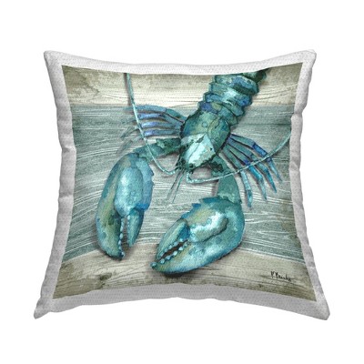 Stupell Industries Blue Lobster Marine Life, 18 x 18