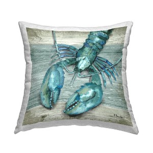 Stupell Industries Blue Lobster Marine Life, 18 x 18 - 1 of 3