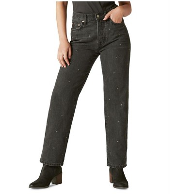 Lucky Brand Womens Legend Diamond Hallow Loose Fit Jeans