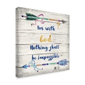 Trademark Fine Art -Jean Plout 'Rustic Bible Verse 2' Canvas Art - 1 of 3