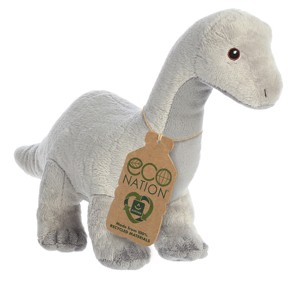 Aurora Eco Nation 13.5" Brachiosaurus Grey Stuffed Animal - 1 of 4