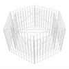 vidaXL Hexagonal Gabion Raised Bed 39.4"x35.4"x19.7" - 2 of 4