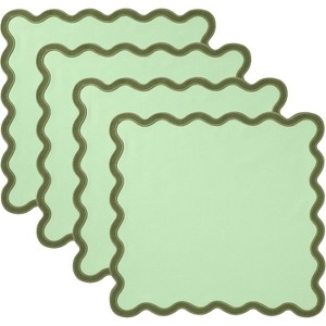 Folkulture Scallop Cotton Napkins - 1 of 4