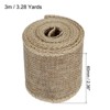 Unique Bargains DIY Wrapping Decoration Soft Burlap Fabric Wired Ribbon - 2 of 4