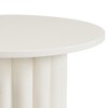 Modern Coffee Table Set of 2, Round Coffee Table with Cylindrical Leg Design and 1 End Table for Living Room - 4 of 4