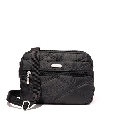 baggallini Quilted Double Zip Anytime Crossbody