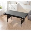 Sevobal Game Table 6ft Foldable Ping Pong Table with Paddles Balls and Net for Living Room and Outdoor Play, Blue, 65.75"*35.4"*30.7" - 2 of 4
