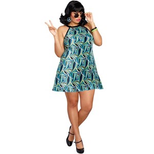 Dreamgirl The Beat Goes On Women's Plus Size Costume - 1 of 2