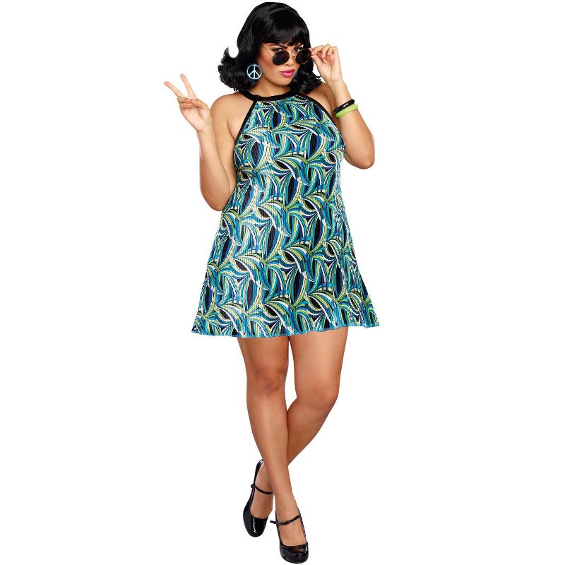 Dreamgirl The Beat Goes On Women's Plus Size Costume, 1 of 3