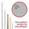 Power Gear 100pk Cable Ties Clear: Plastic Wire Tie Wraps & Zipties for Cable Management - 3 of 4