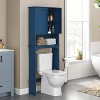Yaheetech Over-the-Toilet Bathroom Cabinet with Adjustable Shelf - 2 of 4