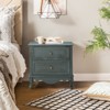 Galatea 24" Tall 2 - Drawer Nightstand with Two Drawers  and Charging Station| KARAT HOME - 4 of 4