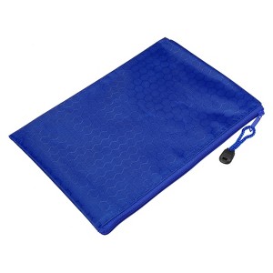 Unique Bargains Waterproof Cloth Zipper Home Office Travel File Bags 10 Pcs - 1 of 4
