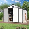 EROMMY Resin Outdoor Storage Shed With Floor - 4 of 4