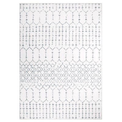 Lahome Moroccan Geometric Area Rug– Washable Non-Slip Low-Pile Carpet for Living Room, Bedroom,Office,Kitchen,Nursery,or Dining Room