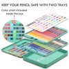 Premium Colored Pencils,Set of 50 Colors,Artists Soft Core for Drawing Sketching Shading,Coloring Pencils for Adults Beginners - 3 of 4