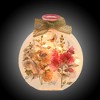 Stony Creek 4.5" Hollyhocks Lit Round Jar W/Bow Electric Flowers Mother's Day  -  Novelty Sculpture Lights - 3 of 3