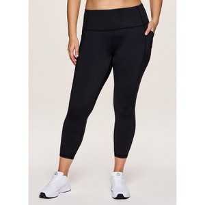 RBX Active Women's Tech Flex High Waisted Squat Proof 7/8 Leggings with Pockets - 1 of 4