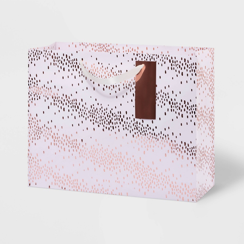 Photos - Other Souvenirs Scatter Dot Medium Gift Bag Pink - Spritz™