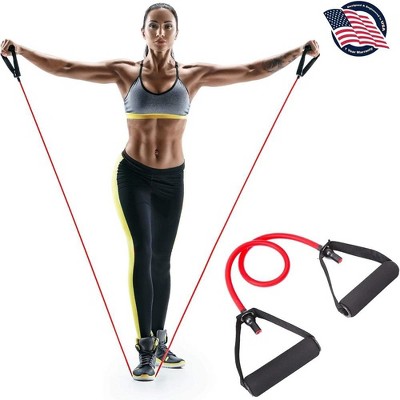 SereneLife Adjustable Resistance Band, SLRBGF, Full-Body Workout, 25 lbs Resistance, Latex,