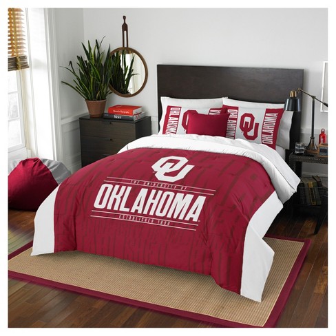 Ncaa Northwest Modern Take Full Queen Comforter Set Oklahoma