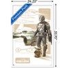 Trends International Star Wars: The Mandalorian Season 3 - N1 Starfighter Framed Wall Poster Prints - 3 of 4