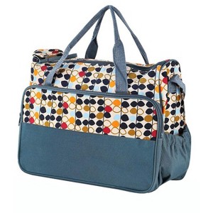 Itopfox 5-Piece Diaper Bag Set with Large Tote, Medium Tote, Insulated Bottle Bag, Snack Bag & Changing Pad, Waterproof - 1 of 4
