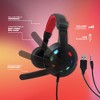 Xtreme Gaming PC Headphones LED Lights, Wired Headset, Color Flow RGB Multicolored Effects - 3 of 4