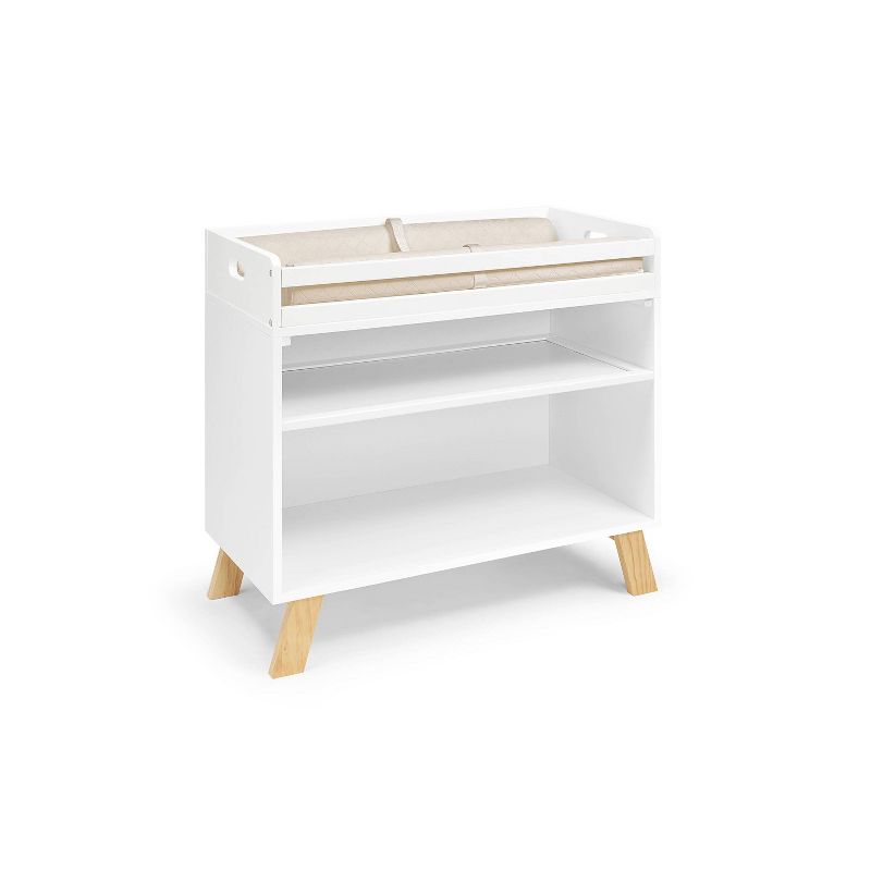 Suite Bebe Livia Changing Table - White/Natural, 3 of 8