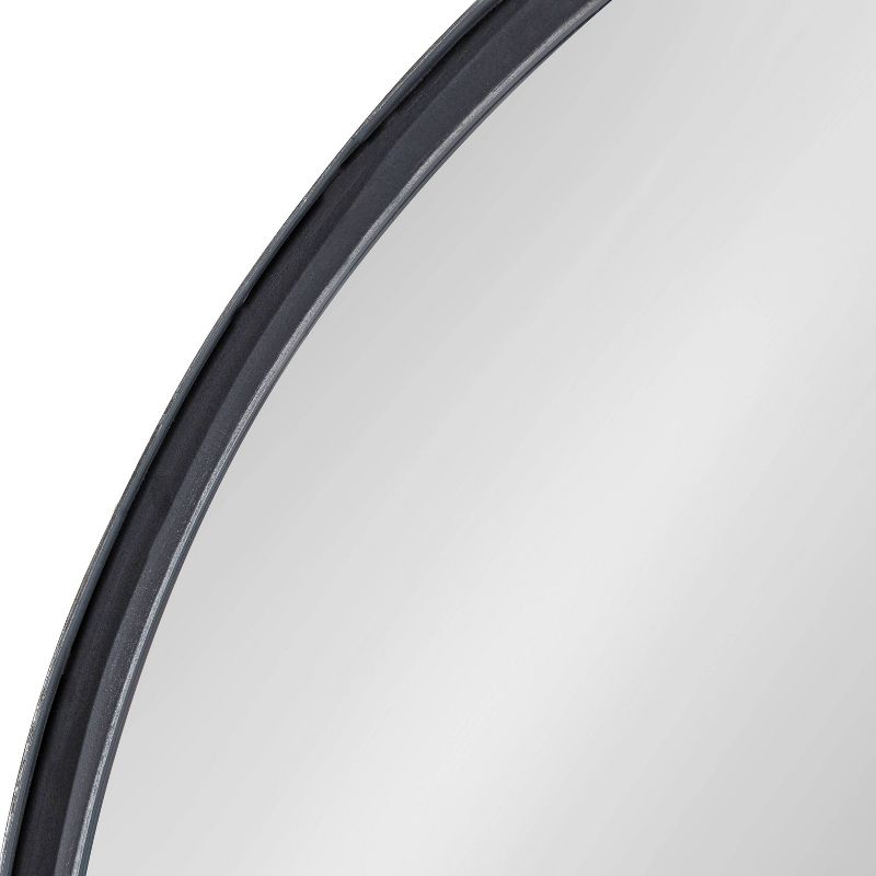 30&#34; Owing Round Wall Mirror Black - Kate &#38; Laurel All Things Decor, 6 of 8