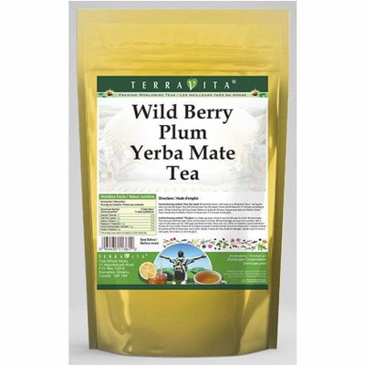 TerraVita Wild Berry Plum Yerba Mate Tea (25 tea bags, ZIN: 564642, 1-Pack)