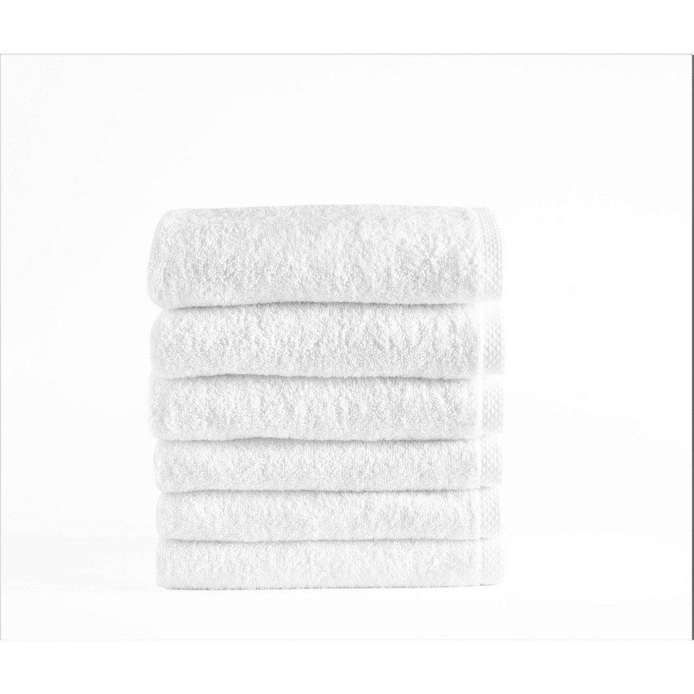 Photos - Towel 6pc Arsenal Turkish Hotel Collection Bath  Set White - Makroteks