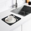 LunaLulinlk 4pcs Silicone Trivet Mats, Heat-Resistant Pot Holders, Non-Slip Dish Drying Mats, Hot Pads 7", Black - 2 of 4