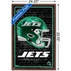 Trends International NFL New York Jets - Neon Helmet 24 Framed Wall Poster Prints - 3 of 4