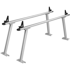 VEVOR Truck Rack, 800 lbs Capacity, 71"x31" Aluminum Ladder Rack for Truck with 8 Non-Drilling C-clamps, Silver - 1 of 4