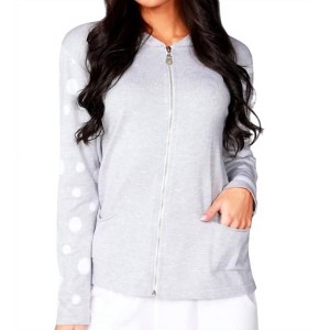 Women's Zip Bomber Jacket - ANGEL - 1 of 2