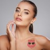 Unique Bargains Realistic Butterfly Pattern Fake Tattoos Pink Red 10 Pcs - 2 of 4