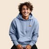 Dalix Rainbow Embroidered Fleece Zip Hoodie Cold Fall Winter Mens - 3 of 4